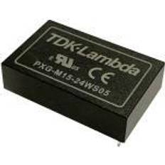 Pxg TDK PXG-M15-24WS05 DC/DC Bilomformer 24 V DC 12 V DC 3 A 15 W