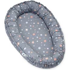 Poliestere Nidi per neonati Zöllner JULIUS Baby Nest NIDO Shiny Stars bianco