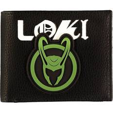 Marvel Comics Thor Loki Logo Bi-fold Wallet Black