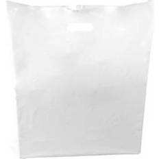 Bærepose 520x500/50 mm 45 my LDPE med 50% Genbrugsplast Hvid, 500 stk/krt
