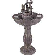 Bronze Fountains Garden Mile Garden Mile - Solar Bronze Effect Fountain, Water Fountain