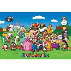 Nintendo Super Mario Poster Charaktere