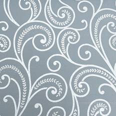 Wallpapers Rasch Charcoal Grey Silver Textured Metallic Swirl Paisley Shimmer Wallpaper