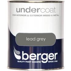 Berger Undercoat 750ml, Lead Metal Paint Grey 0.75L