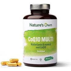 E-vitaminer Kosttilskud Natures Own Coq10 Multi Whole Food 120 stk