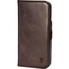 Magsafe wallet leather (Dark Brown) iPhone 14 Plus Leather Folio Case (MagSafe Compatible)