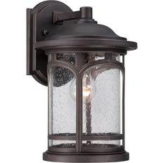 QUOIZEL Utomhusvägglampa Marblehead, höjd Väggarmatur