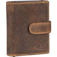 Greenburry Vintage Plånbok RFID Läder - Brun