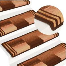 Tappeti per scala vidaXL Self-adhesive Stair Mats Brown cm