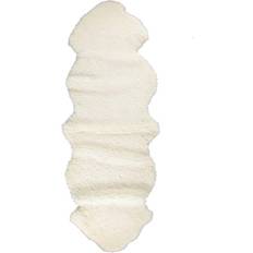 Lammeskind krøllet Natures Collection Premium kort krøllet Lammeskind Hvid cm