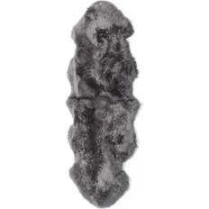 Skind på tilbud Natures Collection Premium langhåret Lammeskind Grå cm