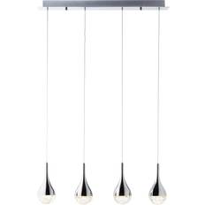 Brilliant Linear Silver Lampada a Sospensione 70cm