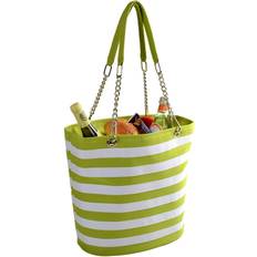 Picnic at Ascot Patterned Fashion Cooler Tote Apple Stripe