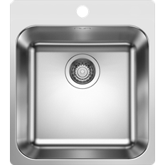 Diskho 50 cm Blanco Supra 400 IF/A UX Diskbänk 44 x 50 cm Rostfritt Stål