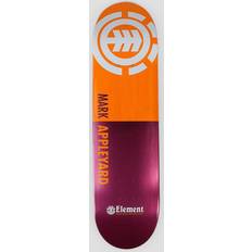 Skateboard Deck Squared (Appleyard) Gul/Pink/Hvid 8.25"