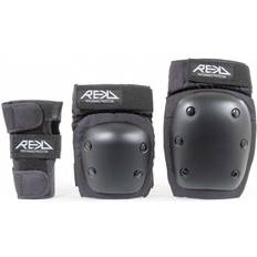 REKD Heavy Duty Beskyttelsessæt 3-Pak Sort S Unisex Adult, Kids, Newborn, Toddler, Infant