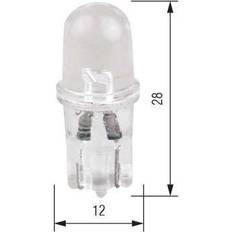 T10 led Strands T10 24V 5W LED Vit