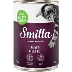 Smilla Multikødgryde 6 x 400 g Fjerkræ Okse Vildt