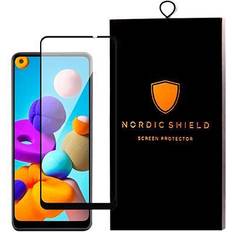 Samsung galaxy a21 Nordic Shield Samsung Galaxy A21 Skærmbeskyttelse 3D Curved (Bulk)