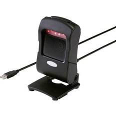 Lecteurs de Code-barres Renkforce Lecteur de code-barres 2D filaire 2D imagerie noir scanner de bureau (stationnaire) USB 1.1, USB 2.0