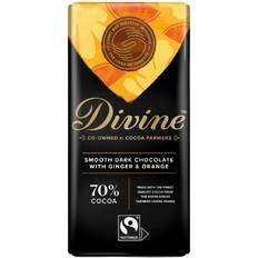 Orange Chocolates Divine 70% Dark Chocolate with Ginger & Orange