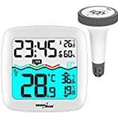 GreenBlue Pool Thermometer Weather Station 60m Range Calendar