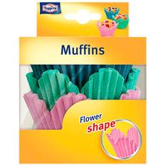 Plast Muffinforme Toppits blomst Muffinform 5 cm