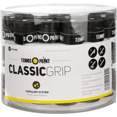 Surpoignées Tennis Point Classic Grip Pack De 60 Noir