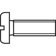 Byggmaterial Toolcraft 815748 Cylinderskruvar M3 84 Stål förzinkad