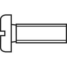 Toolcraft Cylinderskruer M3 6 mm DIN 84 Stål Set of 100