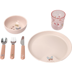 Mepal Mio Children's Dinnerware Set Flowers & Butterflies 6pcs