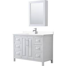 Bathroom Furnitures Wyndham Collection Daria (WCV252548SWHWCUNSMED)