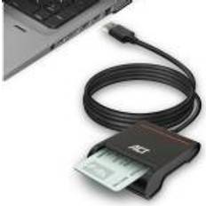 Smart card ACT External USB Smartcard eID Card Reader, black