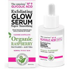 Glycolic Acid Serums & Face Oils Biovène Acid exfoliating glow serum organic raspberry 30ml