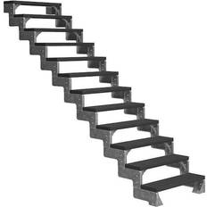 Ulkoportaat Dolle Ulkoportaat Gardentop Trimax, 2160-2640mm, ilman kaidetta, antrasiitti