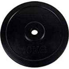 Negro Mancuernas Tunturi Disco Rubber 10 kg negro