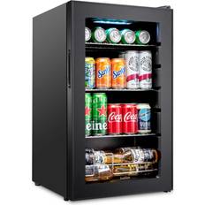 Bar with mini fridge 101 Can Mini Bar Black