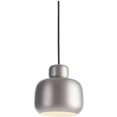 Woud Stenhänge liten, satinpläterad Pendellampa