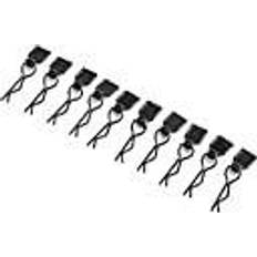 LOS246003 Body Clips, Black, Small (10) LMT
