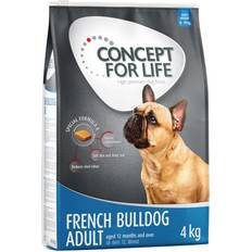 Fransk bulldog Concept for Life 4kg Fransk Bulldog Adult Hundefoder