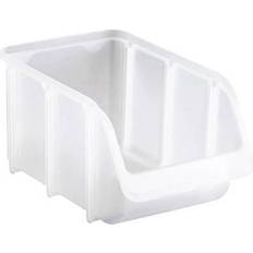 Synbox/stapellåda/förvaringslåda i storlek 3, stapelbar, färg: transparent, 673700
