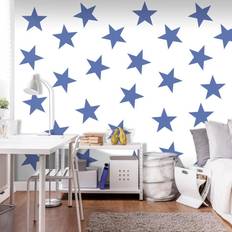Artgeist Fototapet Blue Star, blå stjerner (flere størrelser) 250x175