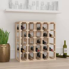 Grün Weinregale vidaXL 58.5x33x60.5 Solid Wood Weinregal