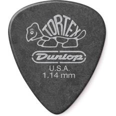 Bon_marché Médiators Dunlop 12 mediators Tortex Pitch black 1.14 mm 488P114