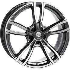 19" - 5/120 Car Rims MSW 73 Gloss Gun Metal Machined Face 8x19 5/120 ET45