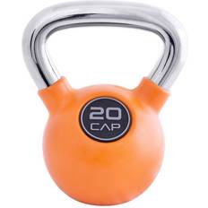 Cap Barbell Kettlebells Cap Barbell 20lb Rubber Coated Kettlebell Single