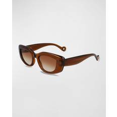 Lanvin LNV641S Solbriller - Transparent Brown