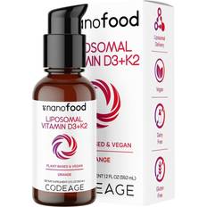 Codeage Nanofood Liposomal Liquid Vitamin D3 + K2 Orange 2