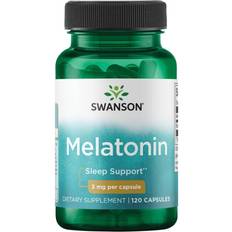 Sömn Kosttillskott Swanson Melatonin 3mg 120 st