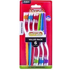 Ora-Zen 6pcs Each Firm Adult Toothbrush